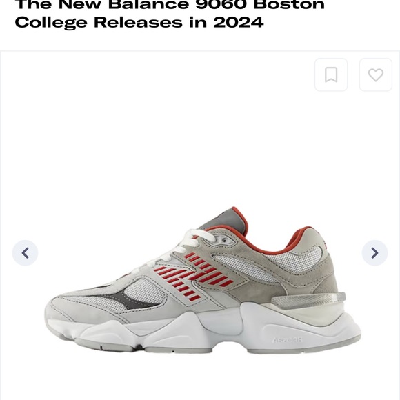 New Balance 9060 Boston College “Eagles” 8 (women’s) - Picture 14 of 16